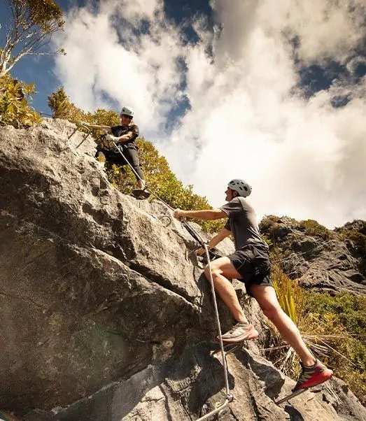 Climbing on Marble Mountain